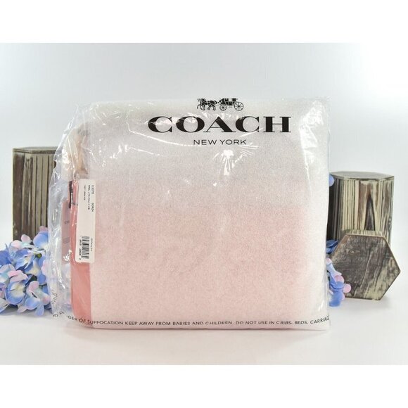 Coach Polly Candy Pink Pebbled Leather Turnlock Slim Crossbody Bag NWT - Picture 7 of 7